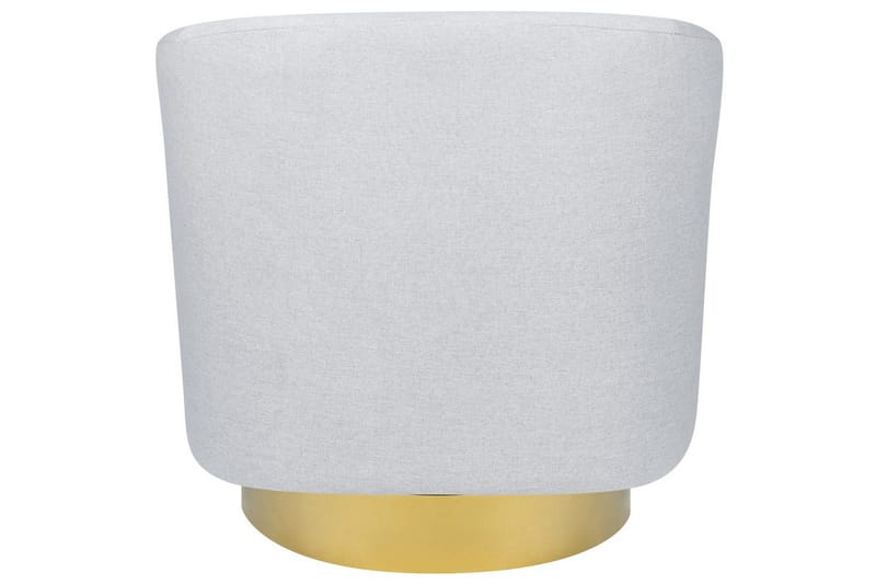 Svängbar fåtölj Lavik - Grå, guld - Möbler - Vardagsrum - Fåtöljer