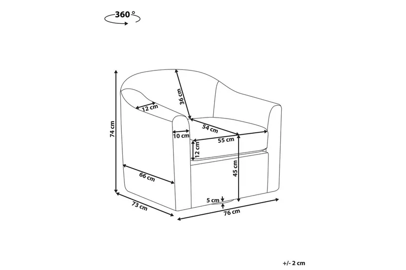 Svängbar fåtölj Magnor - Grön, Svart - Möbler - Vardagsrum - Fåtöljer