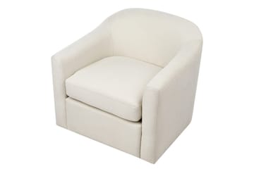 Svängbar fåtölj Magnor - Ljusbeige, svart - Möbler - Vardagsrum - Fåtöljer