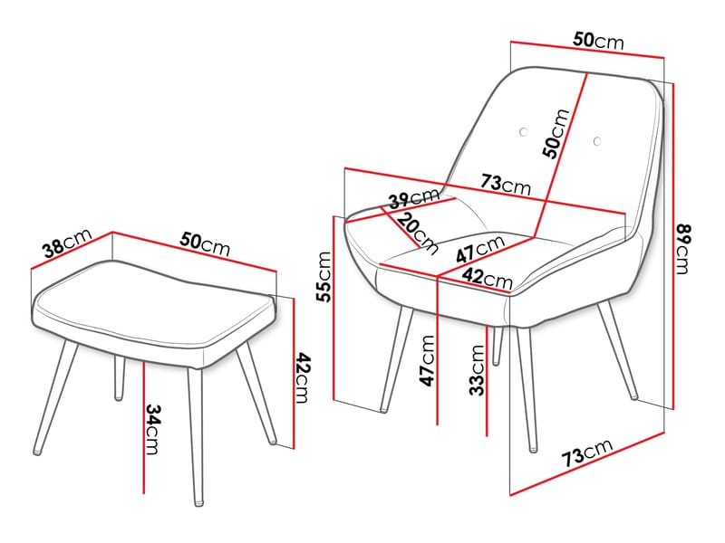 Sylvar Fåtölj - Beige - Möbler - Vardagsrum - Fåtöljer