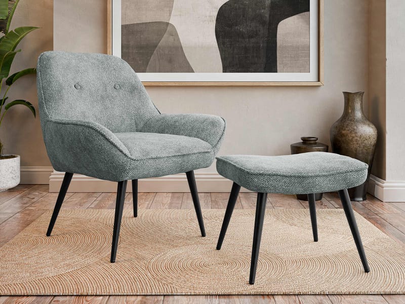 Sylvar Fåtölj - Grå - Möbler - Vardagsrum - Fåtöljer