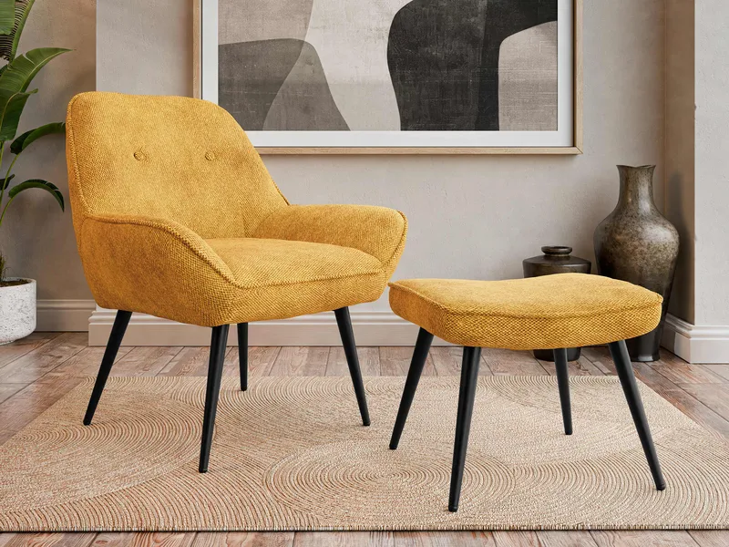 Sylvar Fåtölj - Gul - Möbler - Vardagsrum - Fåtöljer