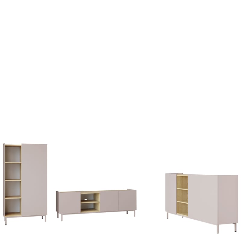 Tavrin Möbelset För Vardagsrum - Beige - Möbler - Vardagsrum - Möbelset för vardagsrum