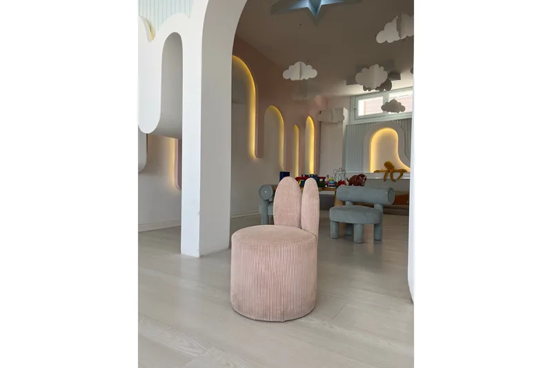 Tavsan Fåtölj - Rosa - Barn & bebis - Barnmöbler - Barnstolar & fåtöljer - Barnfåtölj