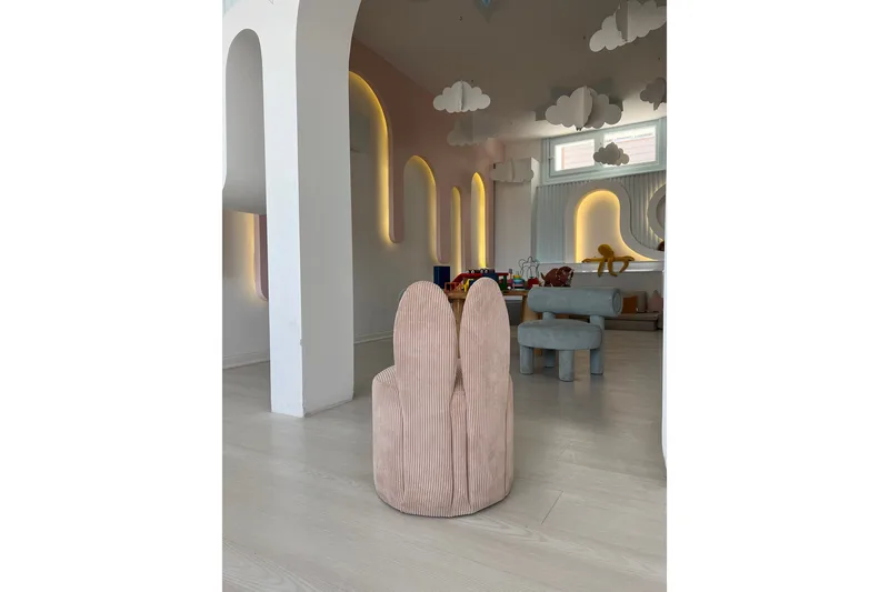 Tavsan Fåtölj - Rosa - Barn & bebis - Barnmöbler - Barnstolar & fåtöljer - Barnfåtölj