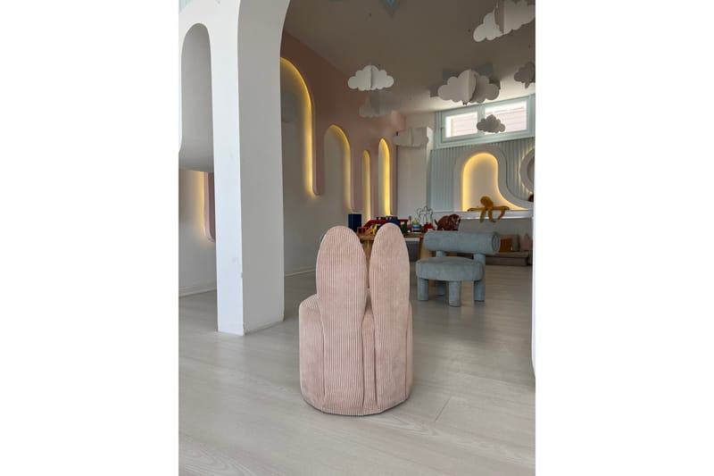 Tavsan Fåtölj - Rosa - Barn & bebis - Barnmöbler - Barnstolar & fåtöljer - Barnfåtölj