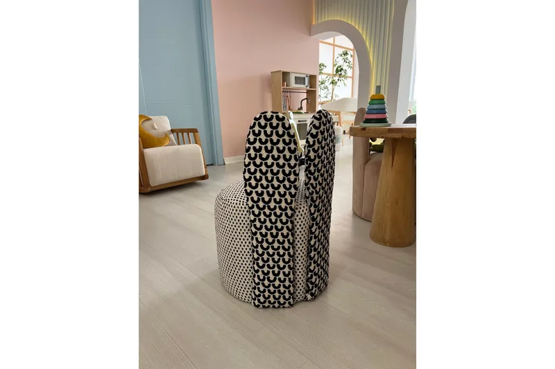 Tavsan Fåtölj - Svart/Vit - Barn & bebis - Barnmöbler - Barnstolar & fåtöljer - Barnfåtölj