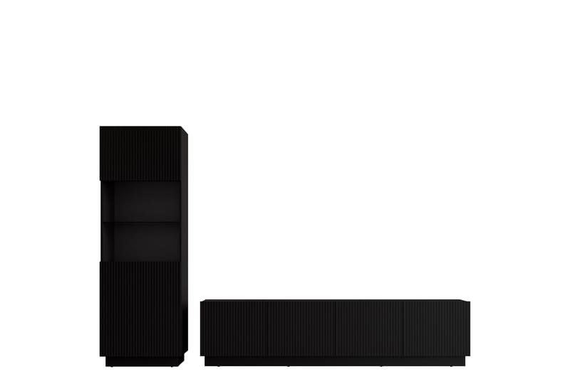 Torvalen Möbelset För Vardagsrum - Svart - Möbler - Vardagsrum - Möbelset för vardagsrum