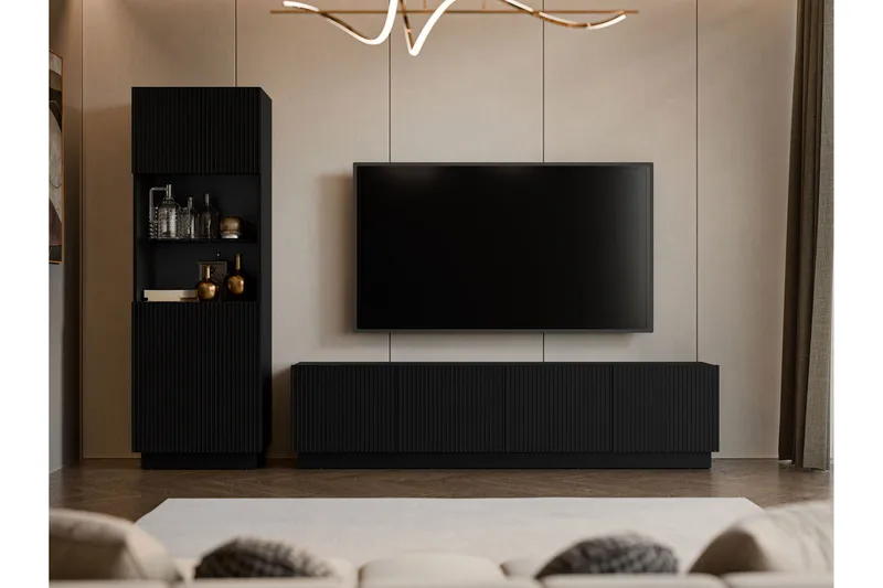 Torvalen Möbelset För Vardagsrum - Svart - Möbler - Vardagsrum - Möbelset för vardagsrum