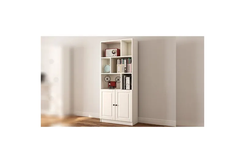 Torvin Bokhylla 70 cm - Matt Vit - Förvaring - Hyllor - Bokhylla