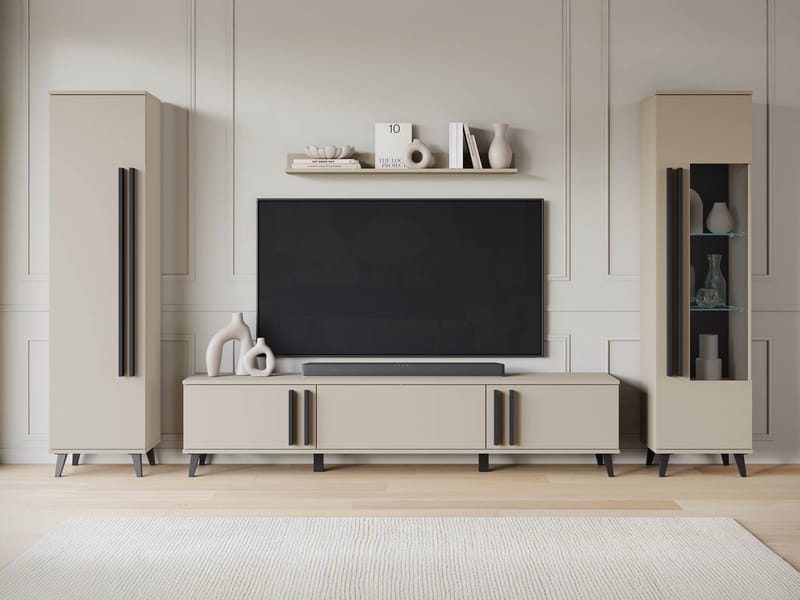 Torvos Möbelset För Vardagsrum - Beige - Möbler - Vardagsrum - Möbelset för vardagsrum