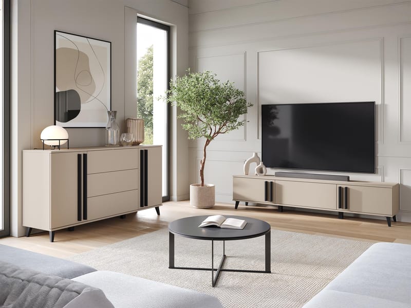 Torvos Möbelset För Vardagsrum - Beige - Möbler - Vardagsrum - Möbelset för vardagsrum
