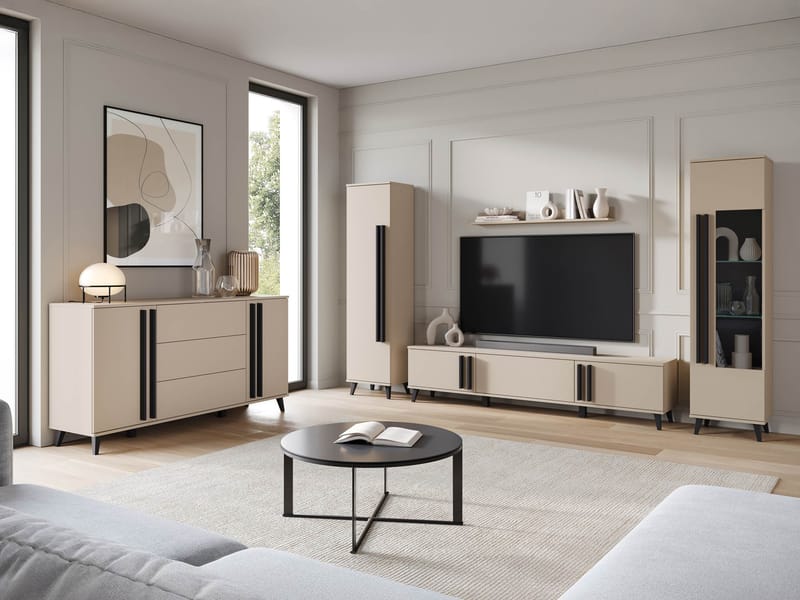 Torvos Möbelset För Vardagsrum - Beige - Möbler - Vardagsrum - Möbelset för vardagsrum