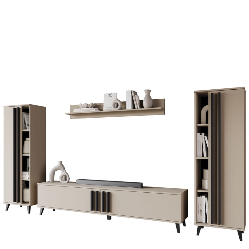 Torvos Möbelset För Vardagsrum - Beige - Möbler - Vardagsrum - Möbelset för vardagsrum