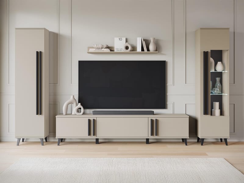 Torvos Möbelset För Vardagsrum - Beige - Möbler - Vardagsrum - Möbelset för vardagsrum