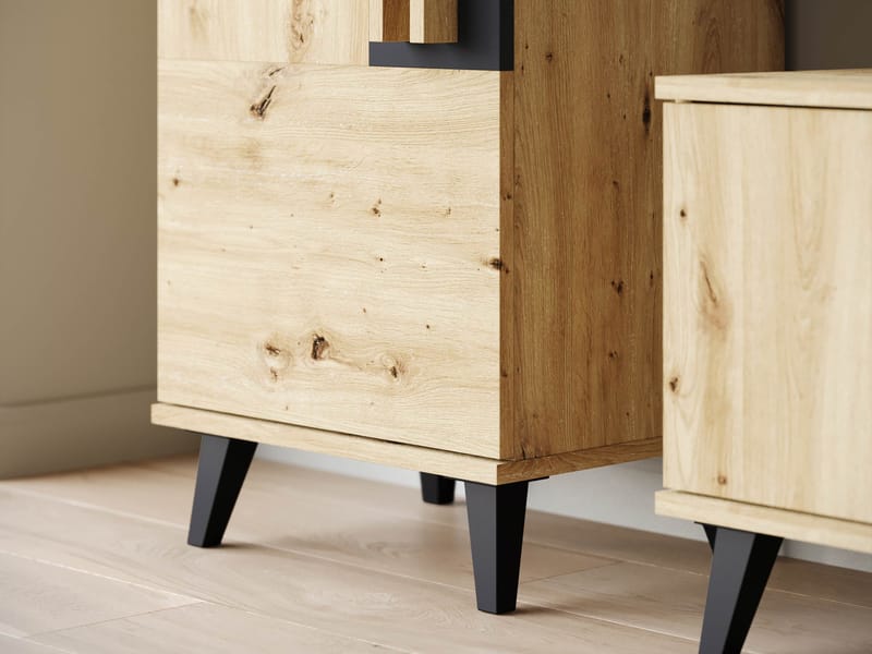 Torvos Möbelset För Vardagsrum - Brun/Svart - Möbler - Vardagsrum - Möbelset för vardagsrum