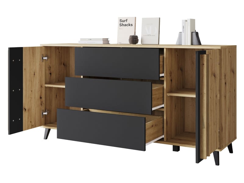 Torvos Möbelset För Vardagsrum - Svart - Möbler - Vardagsrum - Möbelset för vardagsrum