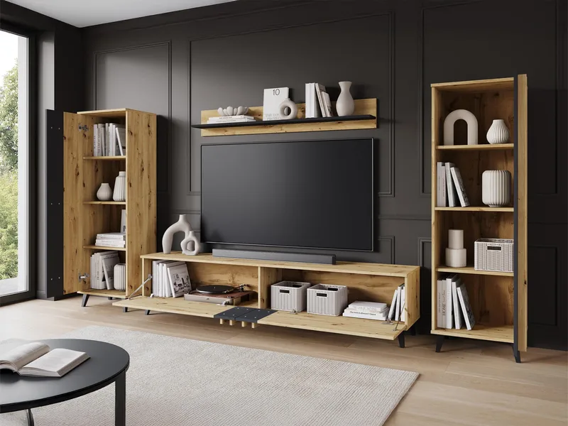 Torvos Möbelset För Vardagsrum - Svart - Möbler - Vardagsrum - Möbelset för vardagsrum