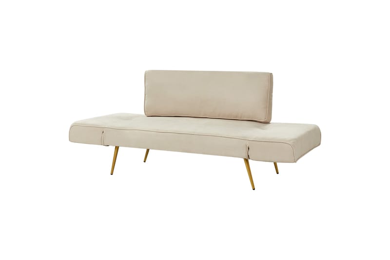 Touya Bäddsoffa 2-sits - Beige/Guld - Möbler - Vardagsrum - Bäddsoffor