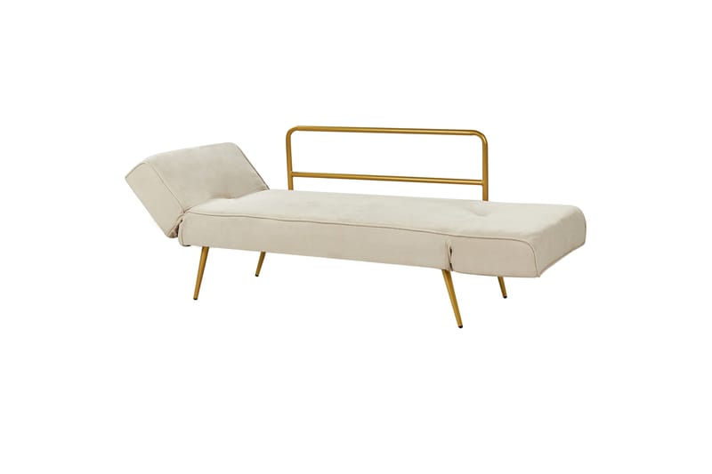 Touya Bäddsoffa 2-sits - Beige/Guld - Möbler - Vardagsrum - Bäddsoffor