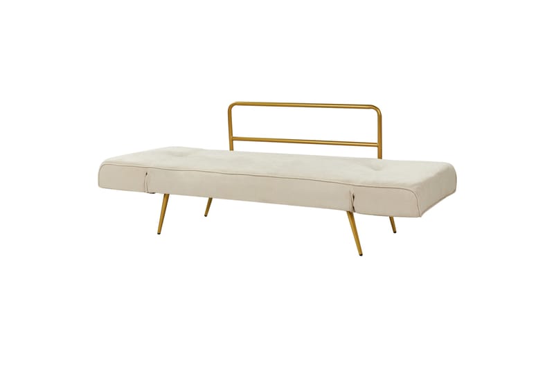 Touya Bäddsoffa 2-sits - Guld/Vit - Möbler - Vardagsrum - Bäddsoffor