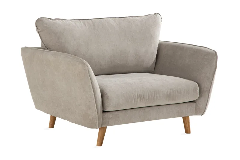 Trend Lyx Fåtölj i Tyg - Beige - Möbler - Vardagsrum - Fåtöljer