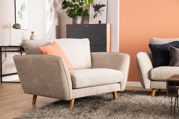Trend Lyx Fåtölj i Tyg - Beige - Möbler - Vardagsrum - Fåtöljer