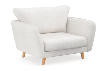 Trend Lyx Fåtölj - Vit|Bouclé - Möbler - Vardagsrum - Fåtöljer