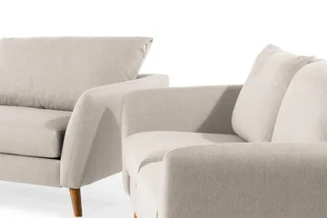 Trend Soffgrupp 3-sits + 2-sits Tygsoffa - Beige - Möbler - Vardagsrum - Soffgrupper