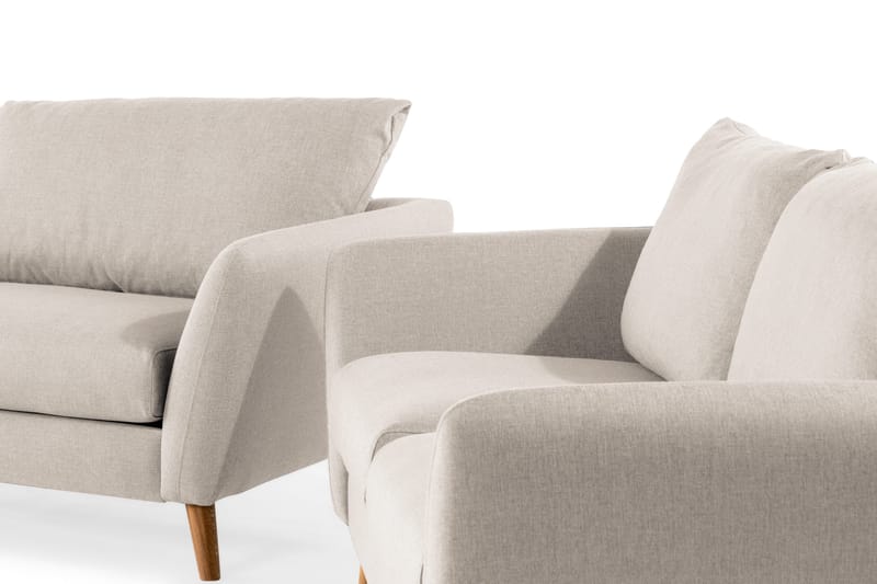 Trend Soffgrupp 3-sits + 2-sits Tygsoffa - Beige - Möbler - Vardagsrum - Soffgrupper