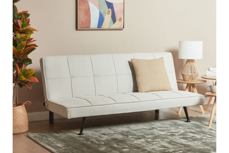 Tunni Bäddsoffa 3-sits - Beige/Svart - Möbler - Vardagsrum - Bäddsoffor