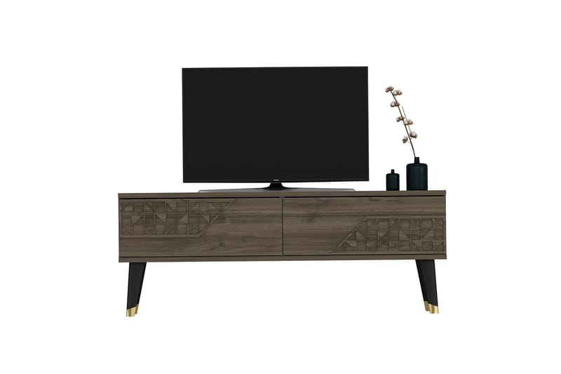 TORONTO Tv-bänk 120x29,6 cm Brun - Tv-bänkar