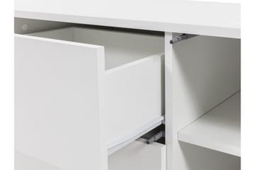 Agawal Golvstående Tv Bänk 141 cm med Förvaring i Målat Trä - Beige - Möbler - Vardagsrum - Tv-möbler & mediamöbler - Tv-bänkar