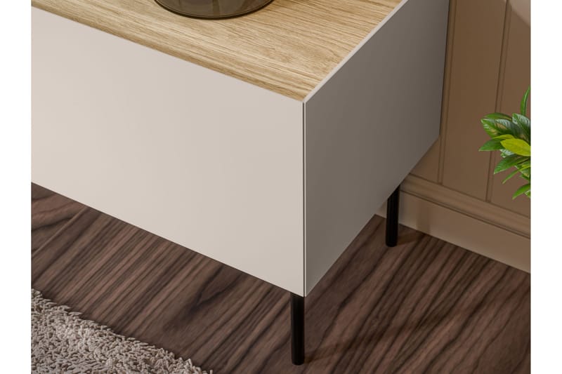 Akie Tv-bänk 150 cm - Beige - Möbler - Vardagsrum - Tv-möbler & mediamöbler - Tv-bänkar