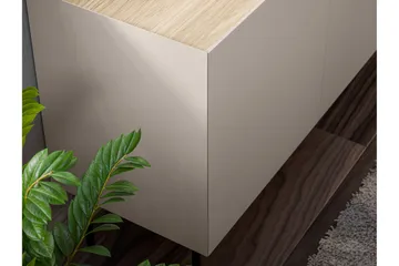 Akie Tv-bänk 150 cm - Beige - Möbler - Vardagsrum - Tv-möbler & mediamöbler - Tv-bänkar