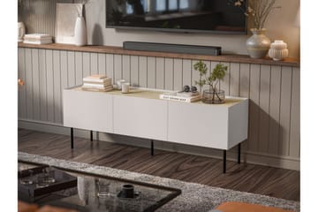 Akie Tv-bänk 150 cm - Beige - Möbler - Vardagsrum - Tv-möbler & mediamöbler - Tv-bänkar