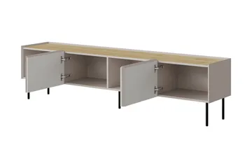 Akie Tv-bänk 200 cm - Beige - Möbler - Vardagsrum - Tv-möbler & mediamöbler - Tv-bänkar