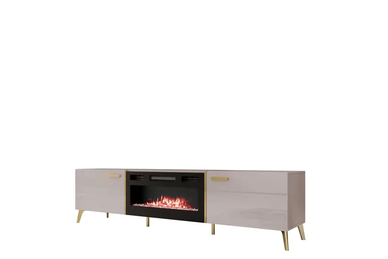 Akihiko Tv-bänk 214 cm - Cashmere - Möbler - Vardagsrum - Tv-möbler & mediamöbler - Tv-bänkar