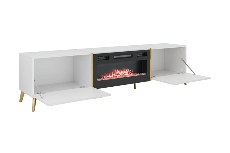 Akihiko Tv-bänk 214 cm - Cashmere - Möbler - Vardagsrum - Tv-möbler & mediamöbler - Tv-bänkar