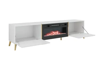 Akihiko Tv-bänk 214 cm - Vit - Möbler - Vardagsrum - Tv-möbler & mediamöbler - Tv-bänkar