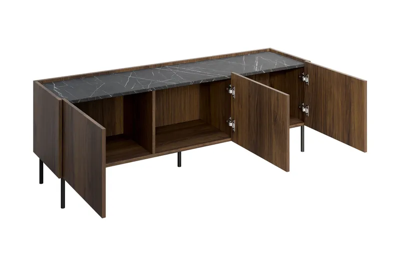 Akihito Tv-bänk 144 cm - Brun - Möbler - Vardagsrum - Tv-möbler & mediamöbler - Tv-bänkar