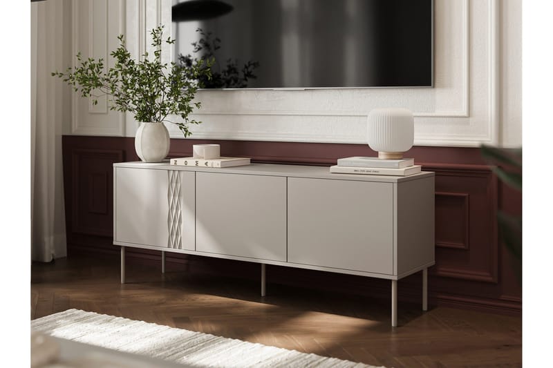 Akiko Tv-bänk 150 cm - Beige - Möbler - Vardagsrum - Tv-möbler & mediamöbler - Tv-bänkar