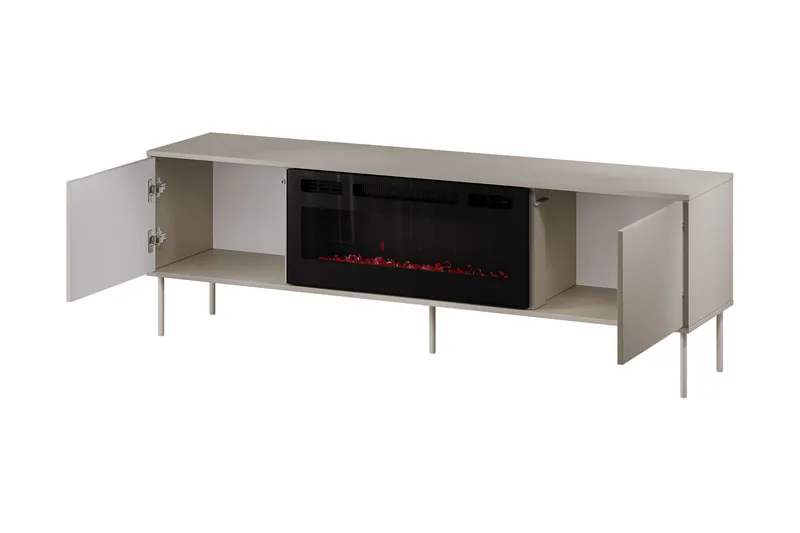 Akiko Tv-bänk 180 cm - Beige - Möbler - Vardagsrum - Tv-möbler & mediamöbler - Tv-bänkar