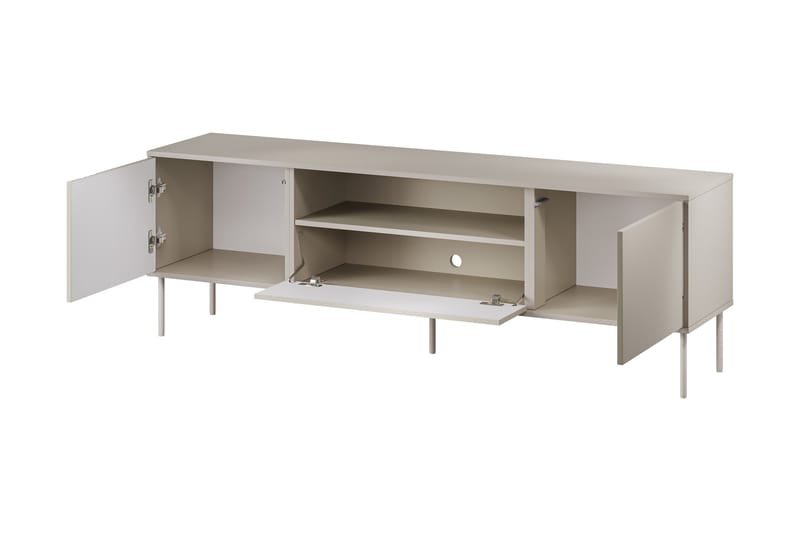 Akiko Tv-bänk 180 cm - Beige - Möbler - Vardagsrum - Tv-möbler & mediamöbler - Tv-bänkar