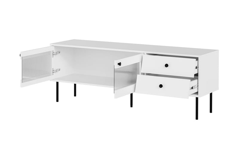 Akilesh Tv-bänk 150 cm - Vit - Möbler - Vardagsrum - Tv-möbler & mediamöbler - Tv-bänkar