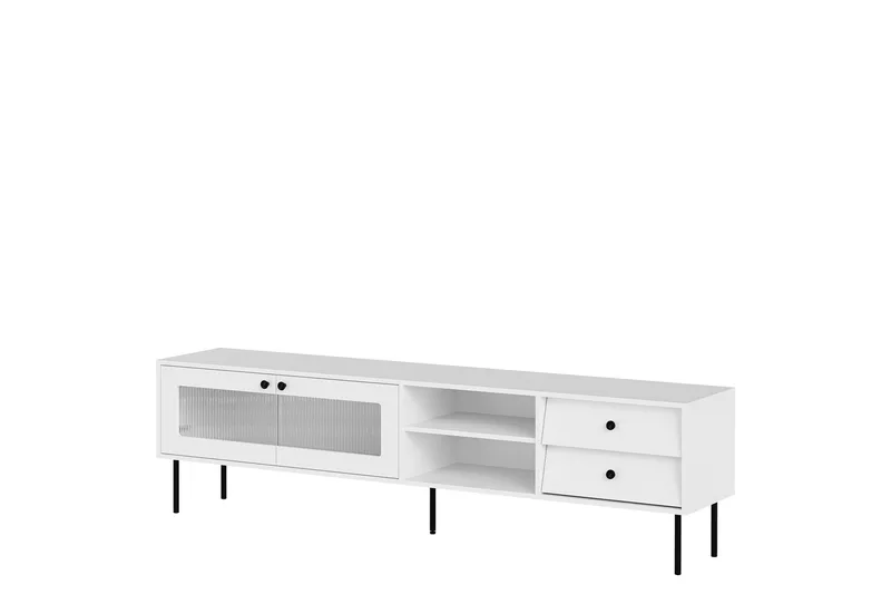 Akilesh Tv-bänk 200 cm, Vit