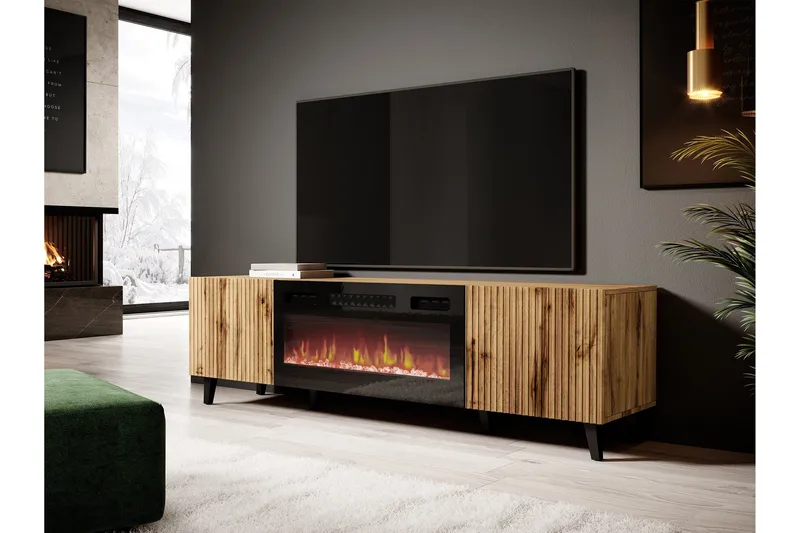 Akimasa Tv-bänk 181 cm - Natur - Möbler - Vardagsrum - Tv-möbler & mediamöbler - Tv-bänkar