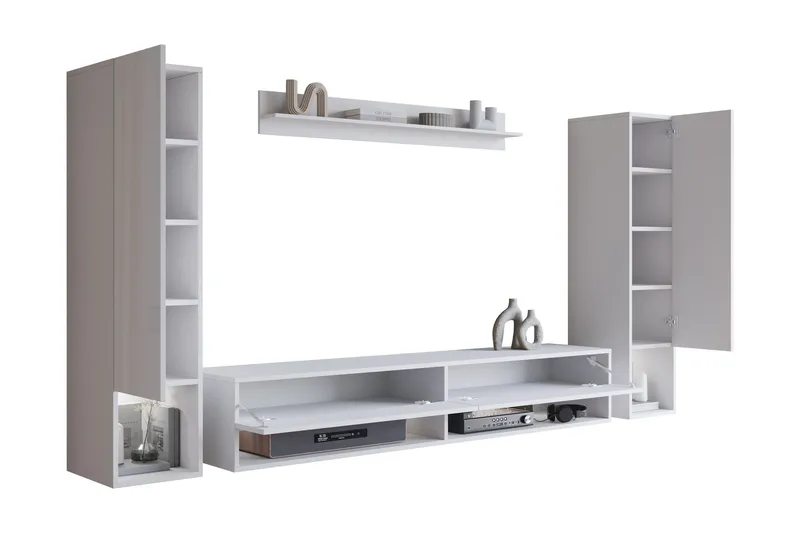 Amadeo Tv-möbelset - Brun/Svart - Möbler - Vardagsrum - Tv-möbler & mediamöbler - Tv-möbelset