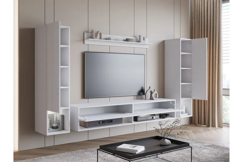 Amadeo Tv-möbelset - Brun/Svart - Möbler - Vardagsrum - Tv-möbler & mediamöbler - Tv-möbelset