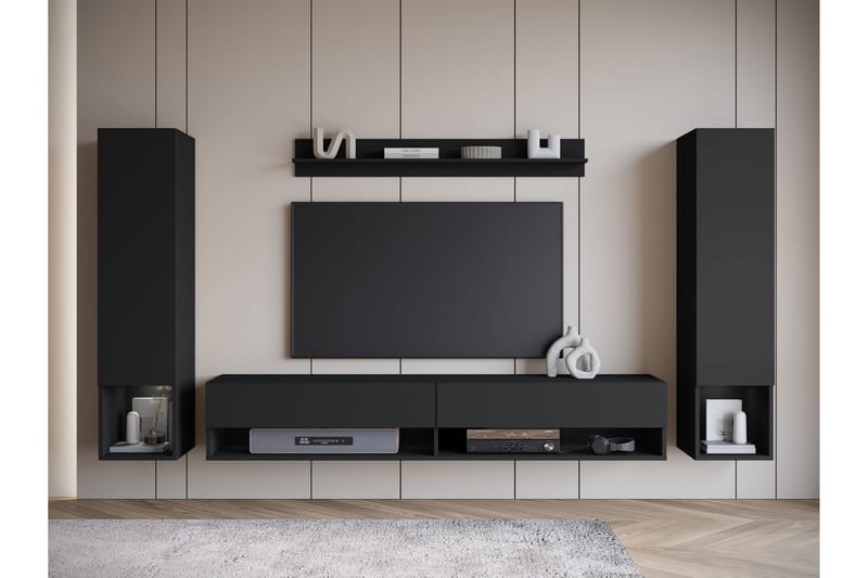 Amadeo Tv-möbelset - Svart - Möbler - Vardagsrum - Tv-möbler & mediamöbler - Tv-möbelset